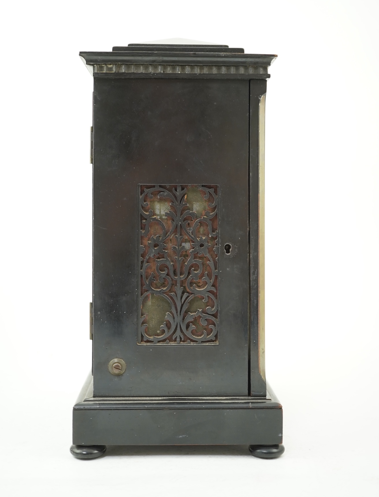 An early 19th century double fusee ebonised bracket clock by James McCabe